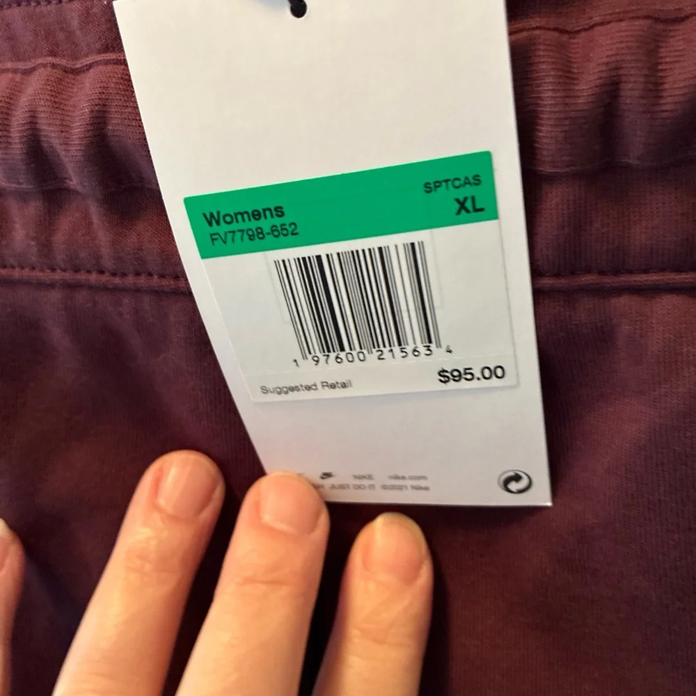 Nike ladies high rise loose fat sweat pants size XL - Picture 7 of 7